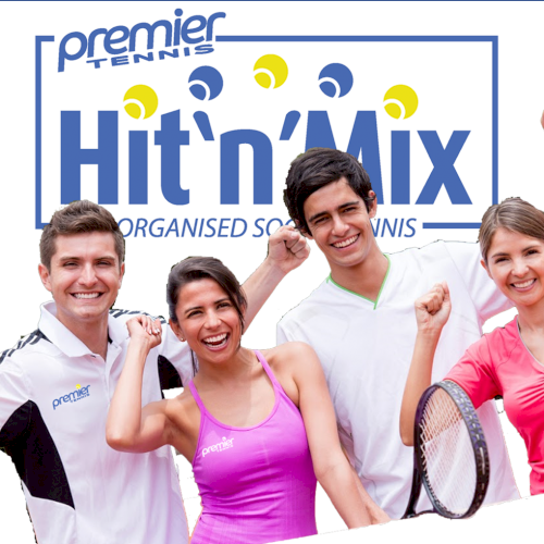 Premier Tennis organised social hit 'n' mix sessions